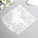 Stencil plastic "Flower ornaments" 13x14 cm