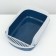 Toilet with board, 50x35x18 cm, blue