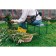 Bench-shift for giving nika folding 56x30x42.5 cm, green, up to 100 kg, for beds