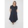 Women's dress, size 58, dark blue color