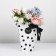 Box for flowers on the ribbons "Stylish Golka", 17 x 25 x 9 cm