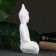 Figure "Buddha Small" 16x9x23cm white