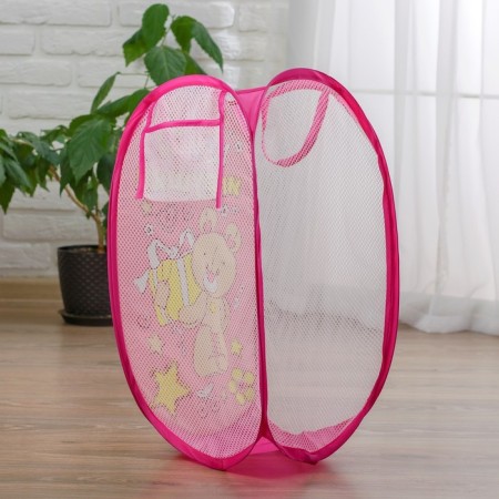 Корзина для хранения игрушек «Мои игрушки» с ручками, 34х34х57 см-4