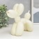 Souvenir Polystone "Air Ball - Dog with Golden Nosom" Cream 7.5x20.5x17.5 cm