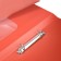 Folder on 2 rings A4, Calligrata, 25 mm, 700 μm, internal and end pocket, red