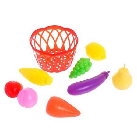 Set of products "Fruits and vegetables in the basket", 8 objects, mix-1