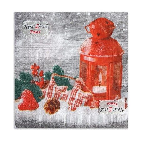 Paper Nev Line Fresco "New Year's Light" 2 layers, 33x33, 20 pcs.-1