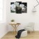 Modular picture "White Tulips" (2-25x52; 1-30x60) 60x80 cm