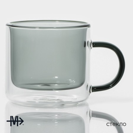 Mug with double walls Magistro Duo, 250 ml, 12 × 8.5 × 7.7 cm-1