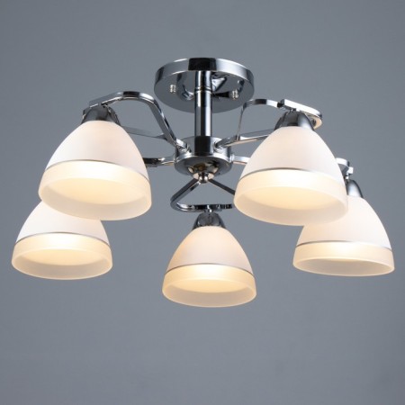 Caus "Fleur" 5he27 40W chrome 57x57x25 cm Bayerlux-1