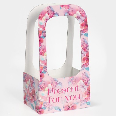 Box-Obel for flowers "for you", 17 × 12 × 32 cm-1