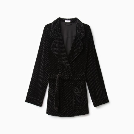 Women's jacket KAFTAN "velvet" p. 48, black-9