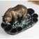 Standing for a bottle "Bear" 45x23x25cm, color