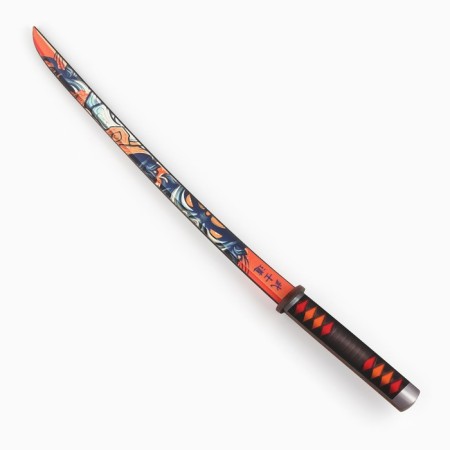 Souvenir, wooden weapons, “Katana Samurai Orange”, 65 cm.-4