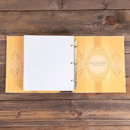 Pedigree book with a frame under the photo "Family"-18