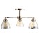 Causte "Donna" 3he27 40W gold 56x56x22 cm Bayerlux