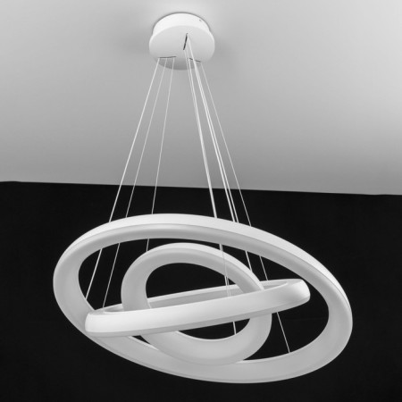 Suspended Citilux “Jupiter Smart” CL730A150S 75x75x40 cm, 3x56.7W, LED, white color-20