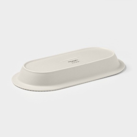Serving dish Magistro Jarwah "Lausanne" 31.7x14.5 cm, gray-2