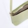 Bag Cross-Bodi with a zipper, green color