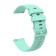 Smart hours strap, 22 mm, silicone, turquoise