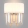 Wall lamp with amantea lampshade, 40W, E14, 25x15x25 cm