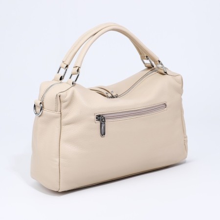 Board-sacking bag, long belt, beige color-2