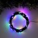 Garland "thread" 10 m Rosa, IP20, black thread, 100 LED, glow of multi, 12 V