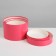 Set of hats 3 in 1 raspberry, gift packaging, 16 x 10, 14 x 9, 13 x 8.5 cm