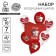 Bouquet of balls “I love you. Bear ", latex, foil, set: 7 pcs., Mix