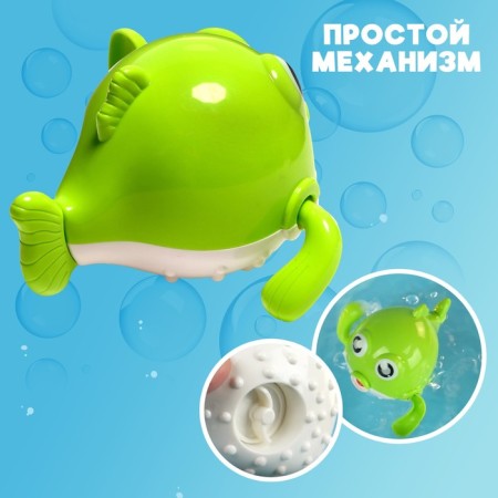 Clockwork toy "Figu Fugu", waterfowl, MIX's colors-4