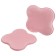 Copping and wrinkled for yoga sangh, 19x19 cm, pink color