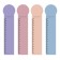 A set of 4 plastic bookmarks Erichkrause "Matt Manga", a 15cm scale, in a package, mix