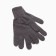 Female gloves, dark gray color, size 18