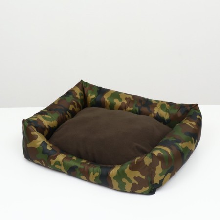 A stove with a removable pillow "Camouflage", 55 x 45 x 15 cm-2