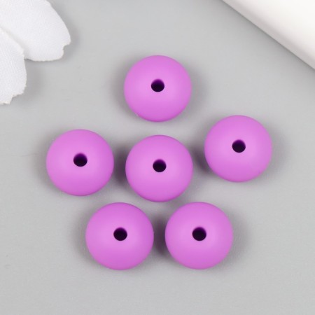 Busina silicone "flattened" purple d = 1.2 cm-1