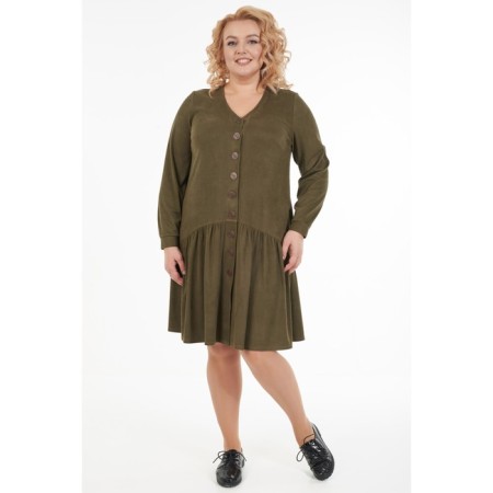 Women's dress, size 52, khaki color