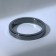 Ring "Night" for hematite, narrow, black color, size 18