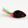 The mouse is a plain plane with feathers 6.5 cm, black