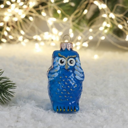 Christmas tree toy "owl-nothing I see" 8 cm
