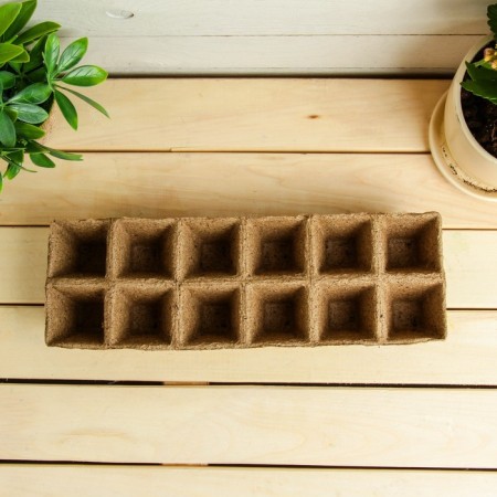 Peat cassette, 12 cells 50 ml, 5 × 5 cm-1