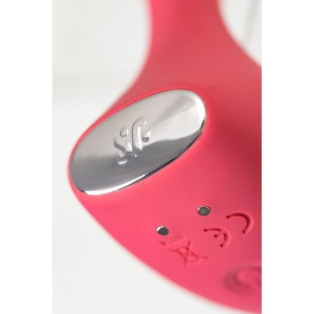Anal sleeve with vibration Satiffyer backdoor lover, d = 33 mm, red-12