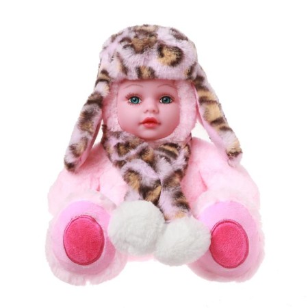 Soft toy "Doll in a hat"-4