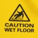 Cleaner trim for cleaning with mechanical vertical spin (metal mechanism) 31 l, yellow color