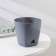 Pot for flowers with basic watering "Amsterdam", 1.35 l, d = 14 cm, dark stone