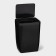 Garbage bucket of sensory shade, 12 l, black color