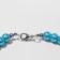 Beads "Classic" mood, ball No. 8, color bright blue, l = 40 cm
