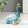 Polystone souvenir "Pavlin with rhinestones" 5.5x6.5 cm