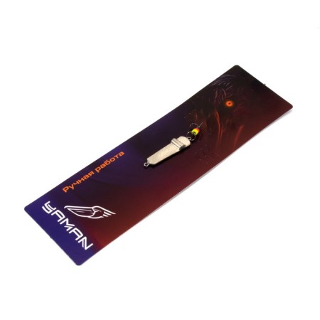 Vertical spin "Yaman" ss with a tee, size 27 mm, 2 g, color nickel-4