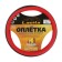 Braid on the steering wheel Lavita, size m, red, PVC