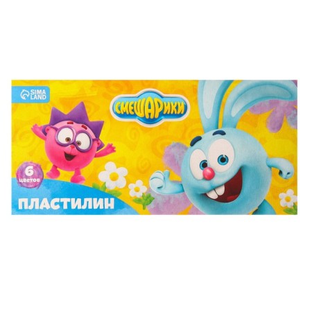 Plasticine Smeshariki, 6 colors, 90 g-2